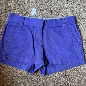 J CREW CHINO SHORTS Purple, Sz 2 (1023)